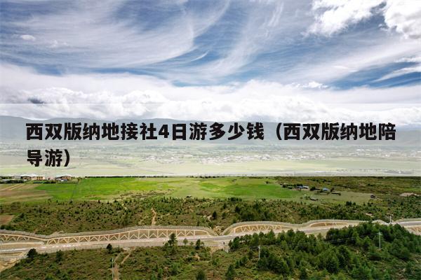 西双版纳地接社4日游多少钱（西双版纳地陪导游）