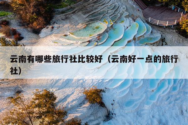 云南有哪些旅行社比较好（云南好一点的旅行社）