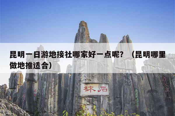 昆明一日游地接社哪家好一点呢？（昆明哪里做地推适合）