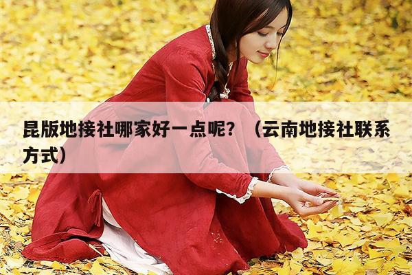 昆版地接社哪家好一点呢？（云南地接社联系方式）