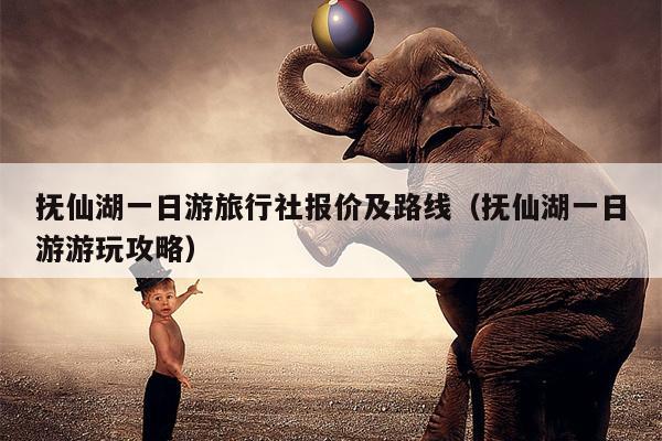 抚仙湖一日游旅行社报价及路线（抚仙湖一日游游玩攻略）