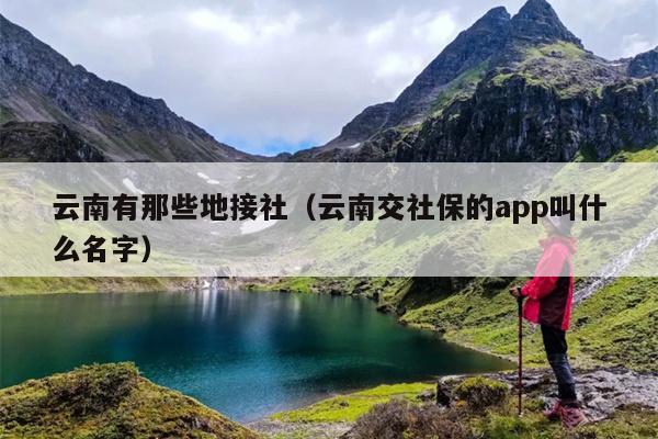 云南有那些地接社(云南交社保的app叫什么名字)
