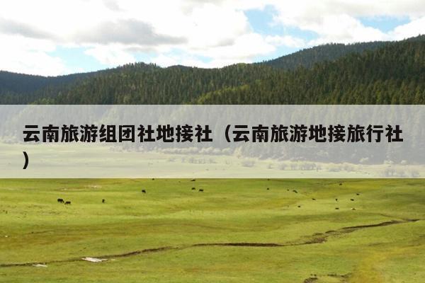 云南旅游组团社地接社(云南旅游地接旅行社)