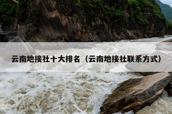 云南地接社十大排名(云南地接社联系方式)