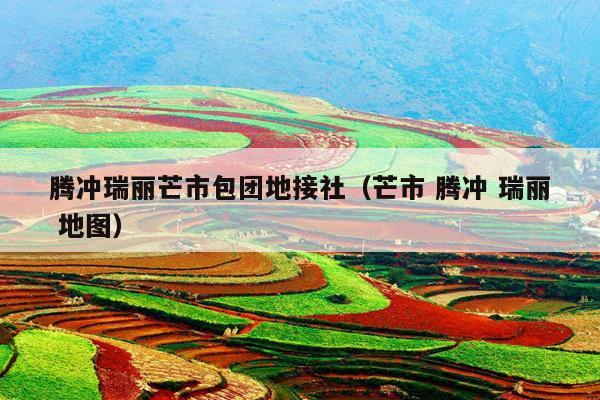 腾冲瑞丽芒市包团地接社（芒市 腾冲 瑞丽 地图）