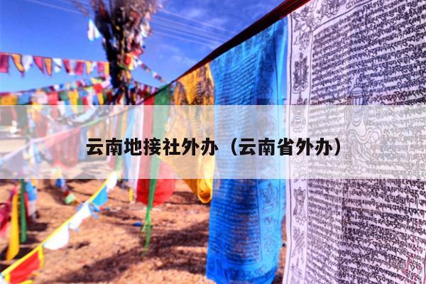云南地接社外办(云南省外办)