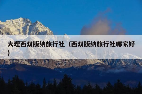 大理西双版纳旅行社（西双版纳旅行社哪家好）