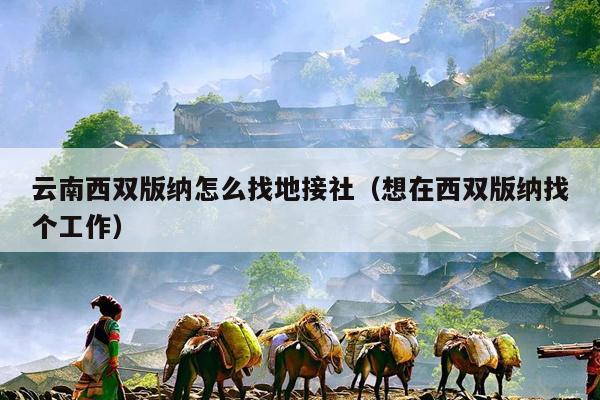 云南西双版纳怎么找地接社（想在西双版纳找个工作）