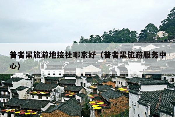 普者黑旅游地接社哪家好（普者黑旅游服务中心）