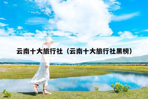 云南十大旅行社（云南十大旅行社黑榜）