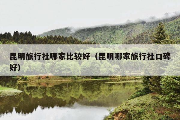 昆明旅行社哪家比较好（昆明哪家旅行社口碑好）