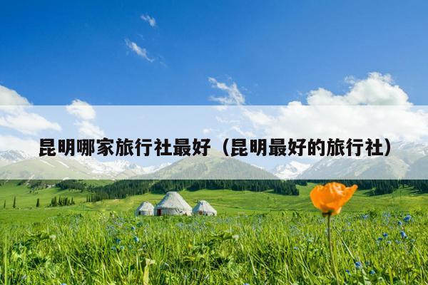 昆明哪家旅行社最好（昆明最好的旅行社）