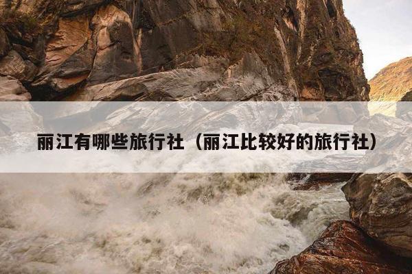 丽江有哪些旅行社（丽江比较好的旅行社）