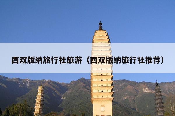 西双版纳旅行社旅游（西双版纳旅行社推荐）