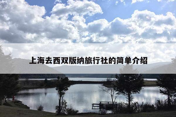 上海去西双版纳旅行社的简单介绍