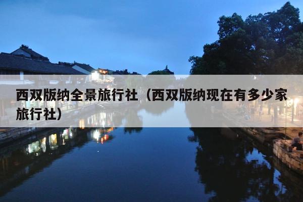西双版纳全景旅行社（西双版纳现在有多少家旅行社）