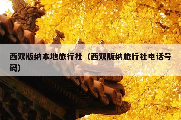 西双版纳本地旅行社（西双版纳旅行社电话号码）