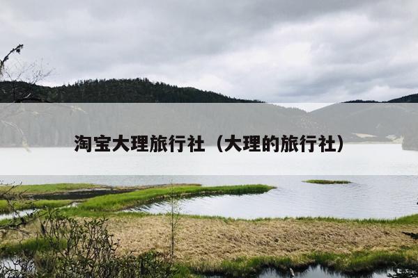 淘宝大理旅行社（大理的旅行社）