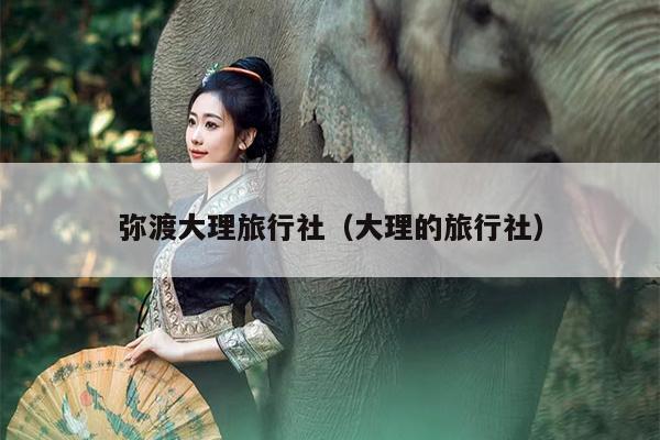 弥渡大理旅行社（大理的旅行社）