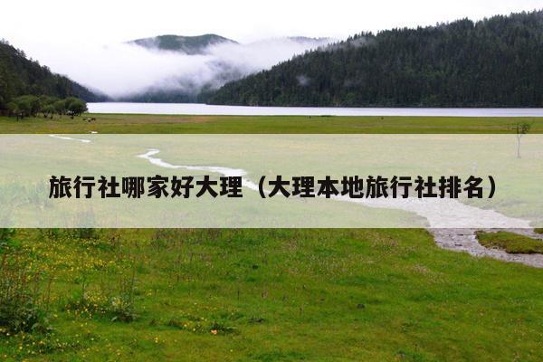 旅行社哪家好大理（大理本地旅行社排名）